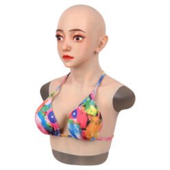 Realistic Silicone Masks with Breast Forms Upper B6odysuit Woman Emily