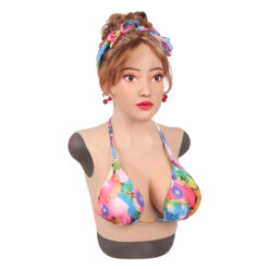 Realistic Silicone Masks with Breast Forms Upper Bodysuit Woman Sophia 8