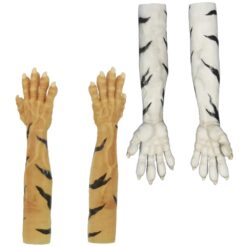 Silicone Tiger Gloves 58.5cm
