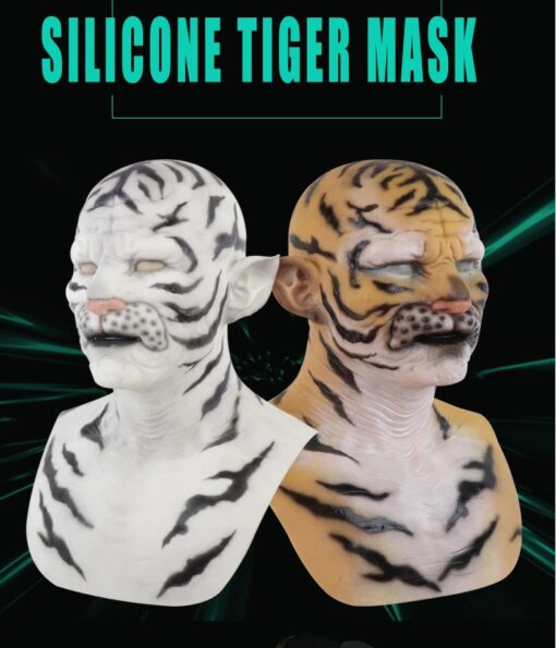 Silicone Tiger Mask Monster Headwear 1