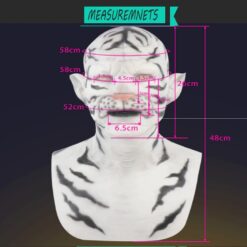 Silicone Tiger Mask Monster Headwear 2