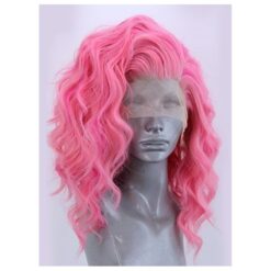Long Curly Bright Red Hair Synthetic Wig Handmade Crossdresser Wigs Xuxa 02