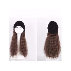 Long Curly With Black Cap Synthetic Wig Handmade Crossdresser Wigs Lavigne 1