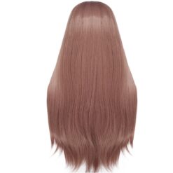 Long Straight Brown Hair Synthetic Wig Handmade Crossdresser Wigs Cynthia 2