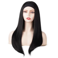 Long Band Straight Hair Synthetic Wig Handmade Crossdresser Wigs Cara 2