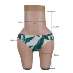 Silicone Pants Quarter Length Slim Waist Upgrade Super Strong Hip Enhance 8th Gen 1