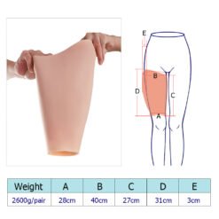 Silicone Limb Cover Muscle for Thigh Legs 31cm (1 Pair) 10