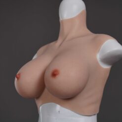 Half Upper Vest High Collar Silicone Breast Forms L 8th Gen 12