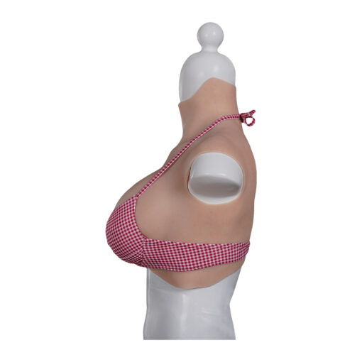 Half Upper Vest High Collar Silicone Breast Forms L 8th Gen 7