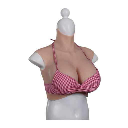 Half Upper Vest High Collar Silicone Breast Forms L 8th Gen 8