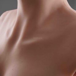 Half Upper Vest High Collar Silicone Breast Forms M 8th Gen 12