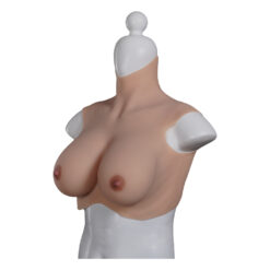 Half Upper Vest High Collar Silicone Breast Forms M 8th Gen 9