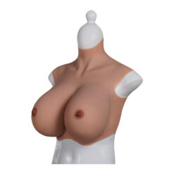 Half Upper Vest High Collar Silicone Breast Forms Huge S Cup 8th Gen 3