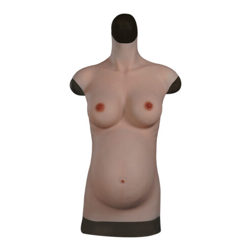 Silicone Breast with Pregnancy Belly Pregnant Woman Suit 6 Months 8th Gen 2