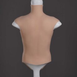 Full Upper Vest High Collar Silicone Breast Forms L 8th Gen 8