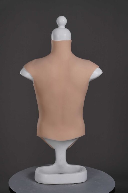 Full Upper Vest High Collar Silicone Breast Forms L 8th Gen 8