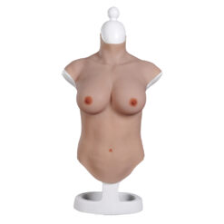 Full Upper Vest High Collar Silicone Breast Forms XL 8th Gen 5