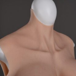 Half Upper Vest High Collar Silicone Breast Forms Huge Z Cup 8th Gen 12