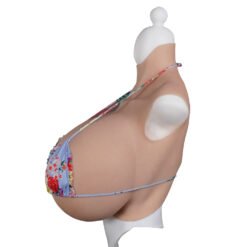 Half Upper Vest High Collar Silicone Breast Forms Huge Z Cup 8th Gen 5
