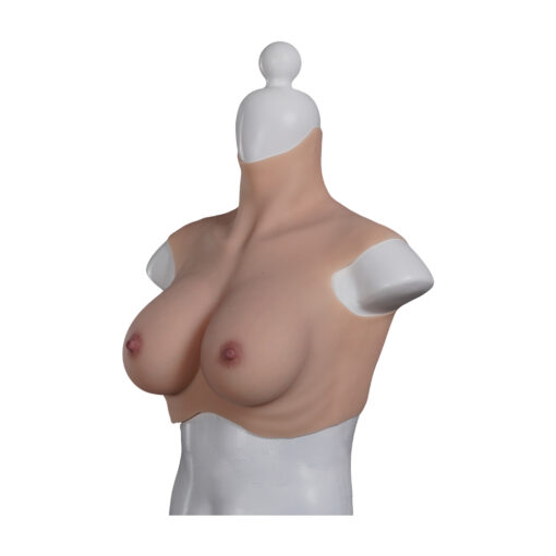 Half Upper Vest High Collar Silicone Breast Forms S 8th Gen 3