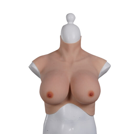 Half Upper Vest High Collar Silicone Breast Forms XL 8th Gen 1