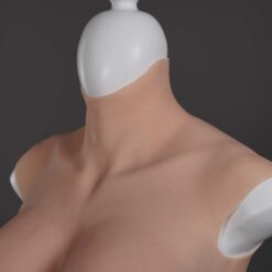 Half Upper Vest High Collar Silicone Breast Forms XL 8th Gen 13