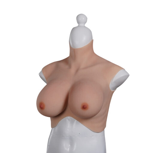Half Upper Vest High Collar Silicone Breast Forms XL 8th Gen 2