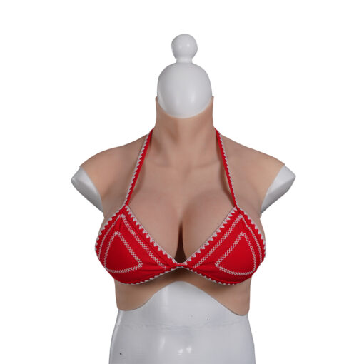 Half Upper Vest High Collar Silicone Breast Forms XL 8th Gen 6