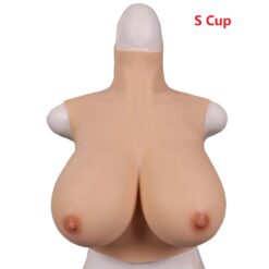 Half Upper Vest High Collar Silicone Breast Forms S Cup 4th Gen 3