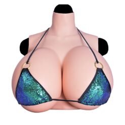 Half Upper Vest High Collar Silicone Breast Forms S Cup 4th Gen 4