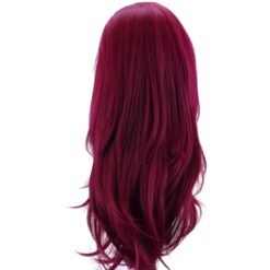Long Wave Dark Red Hair Lace Synthetic Wig Handmade Crossdresser Wigs Bec 3
