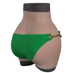 Silicone Vagina Panties Super Strong Hip Enhance Quarter Length Built-in Tubes 8th Gen (10)