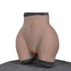 Silicone Vagina Panties Super Strong Hip Enhance Quarter Length Built-in Tubes 8th Gen (4)