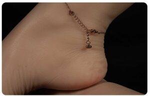 Silicone Foot Mannequin Lifelike Female Practice Feet Model (22)