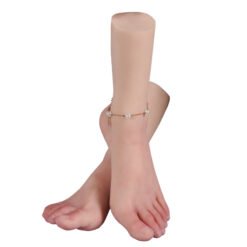 Silicone Foot Mannequin Lifelike Female Practice Feet Model (3)