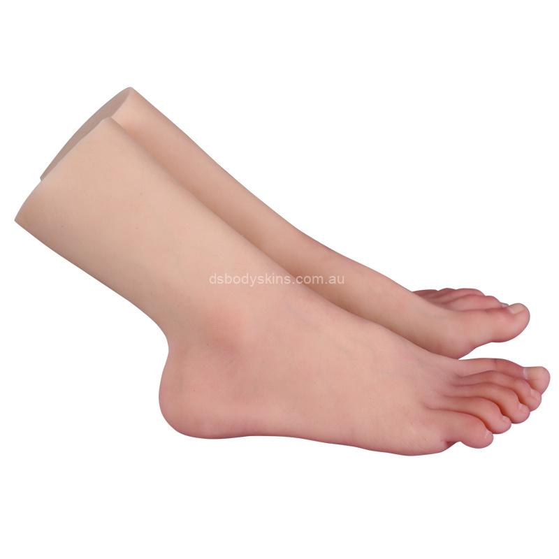Silicone Mannequin Foot,Foot Fetish Toy, Feet Model Silicone, Silicone Feet  Female, Foot Model, Mannequin Foot- 37 Size Real Female feet Model 1:1 Real  Lifelike Silicone feet,Both feet : : Health & Personal
