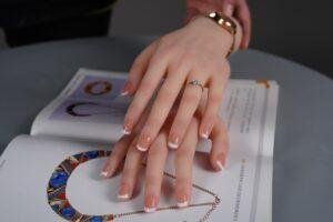 Silicone Hand Mannequin Lifelike Female Practice Hands Model(16)