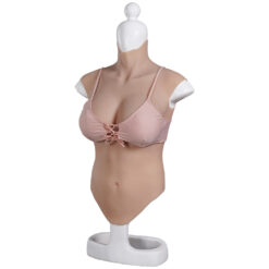 Full Upper Vest High Collar Silicone Breast Forms M 8th Gen- (2)