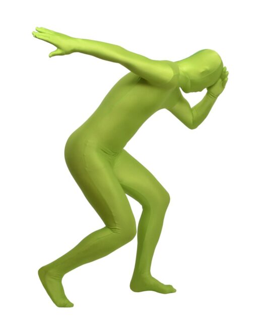 Zentai-suits-second-skin-suit-lycra-outfit-lime-color