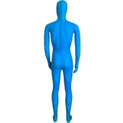 span-unisex-zentai -suit-blue-silk-back