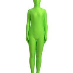 zentai-suit-lycra-outfit lawngreen