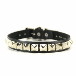 Punk Stud Choker Necklace Black