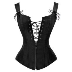 Strappy Skeleton Gothic Steampunk Crossdresser Corset